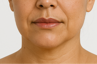 Stylized close-up of the lower face and marionette line area at HoneMD