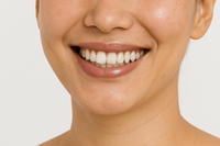 Stylized close-up of a healthy smile at HoneMD