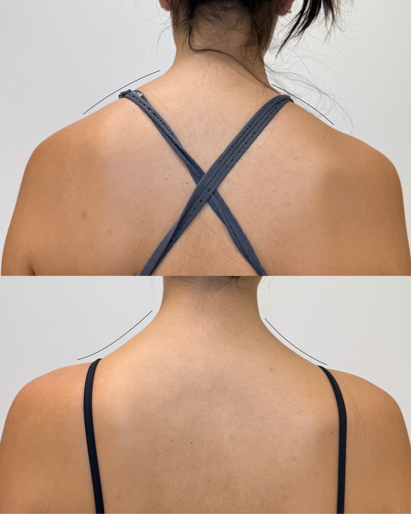 Before and after trap tox results viewed from the back at HoneMD